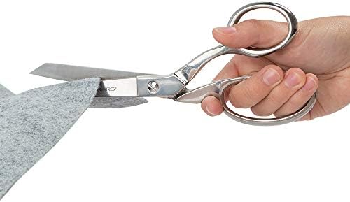 Fiskars Forged Scissors - 8" Stainless Steel - Paper and Fabric Scissors for Office, Arts, and Crafts - Silver - Image 6